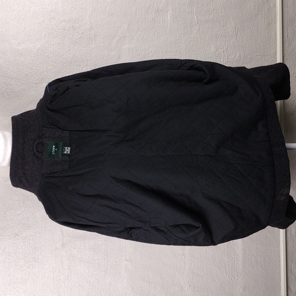 J. Crew 100% Wool Black Pointed Collar Long Sleeve Full Zipper Front Dress Coat - Picture 9 of 14